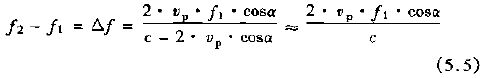 多普勒超聲波流量計的工作原理公式