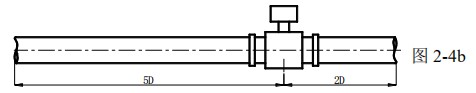 液體定量流量計直管段安裝位置圖